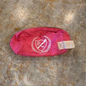 Pink pencil pouch / makeup bag